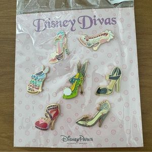 Disney Divas Shoes Disney Pins Full Set - Brand New